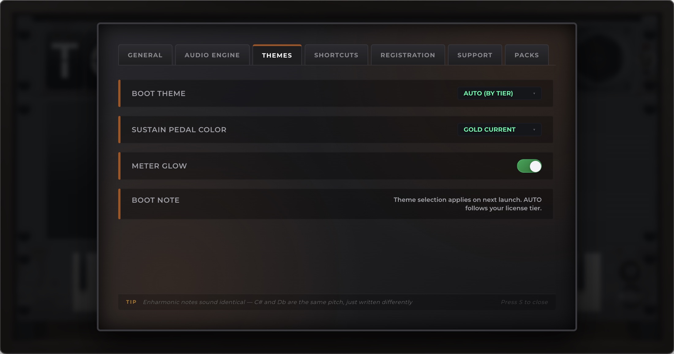 Theme Settings